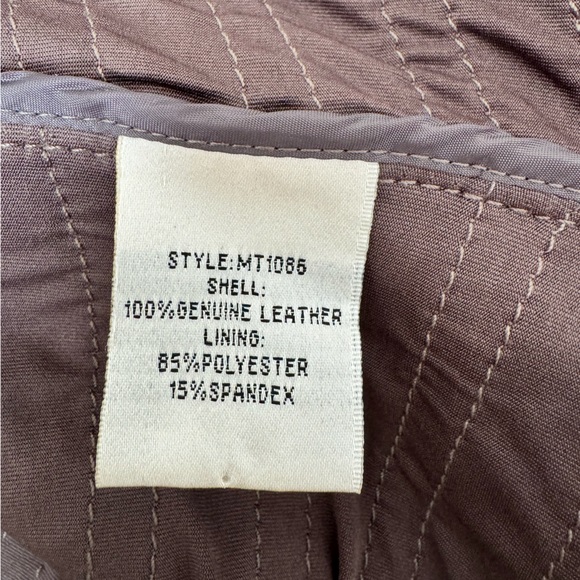 My Tribe Suede Leather Jacket Moto Asymmetrical size S - Picture 16 of 16